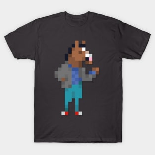 BoJack Horseman low-res pixelart T-Shirt